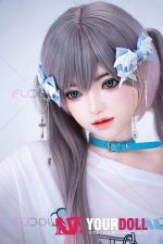 Fudoll 杨枝甘露 #J040 161cm Eカップ フルシリコン 顎機能付き ボディ選択可 水色の地雷系 美少女 病みかわいい ラブドール - 画像 (3)