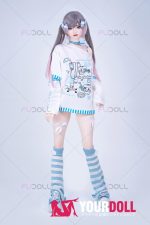 Fudoll 杨枝甘露 #J040 161cm Eカップ フルシリコン 顎機能付き ボディ選択可 水色の地雷系 美少女 病みかわいい ラブドール - 画像 (15)