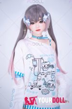 Fudoll 杨枝甘露 #J040 161cm Eカップ フルシリコン 顎機能付き ボディ選択可 水色の地雷系 美少女 病みかわいい ラブドール - 画像 (9)