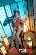 Game Lady 168cm Eカップ No.28_1 ノーマル肌 フルシリコン 魅惑 女忍者 コスプレ系 ラブドール 新品 - 画像 (12)