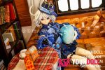GUAVADOLL DM04 150cm Dカップ ノーマル肌 手描きメイク ビニール製のヘッド オッドアイ 華やか 気高い美少女 アニメドール - 画像 (21)