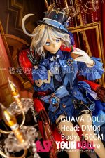 GUAVADOLL DM04 150cm Dカップ ノーマル肌 手描きメイク ビニール製のヘッド オッドアイ 華やか 気高い美少女 アニメドール - 画像 (6)