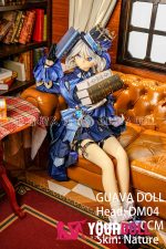 GUAVADOLL DM04 150cm Dカップ ノーマル肌 手描きメイク ビニール製のヘッド オッドアイ 華やか 気高い美少女 アニメドール - 画像 (9)