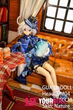 GUAVADOLL DM04 150cm Dカップ ノーマル肌 手描きメイク ビニール製のヘッド オッドアイ 華やか 気高い美少女 アニメドール - 画像 (8)