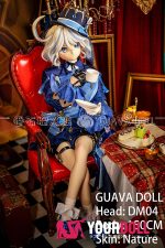 GUAVADOLL DM04 150cm Dカップ ノーマル肌 手描きメイク ビニール製のヘッド オッドアイ 華やか 気高い美少女 アニメドール - 画像 (12)
