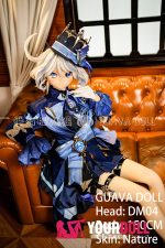 GUAVADOLL DM04 150cm Dカップ ノーマル肌 手描きメイク ビニール製のヘッド オッドアイ 華やか 気高い美少女 アニメドール - 画像 (7)