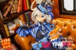 GUAVADOLL DM04 150cm Dカップ ノーマル肌 手描きメイク ビニール製のヘッド オッドアイ 華やか 気高い美少女 アニメドール - 画像 (15)