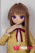 GUAVADOLL DM02 145cm Aカップノーマル肌 デカールメイク ビニール製のヘッド 無垢 お嬢ちゃん アニメドール - 画像 (2)