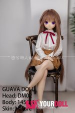 GUAVADOLL DM02 145cm Aカップノーマル肌 デカールメイク ビニール製のヘッド 無垢 お嬢ちゃん アニメドール - 画像 (7)