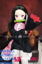 GUAVADOLL DM02 147cm Cカップ ノーマル肌  手描きメイク ビニール製のヘッド グラデーション 美少女 ラブドール - 画像 (6)