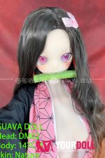 GUAVADOLL DM02 147cm Cカップ ノーマル肌  手描きメイク ビニール製のヘッド グラデーション 美少女 ラブドール - 画像 (3)