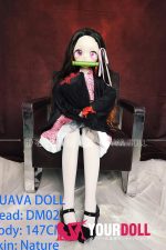 GUAVADOLL DM02 147cm Cカップ ノーマル肌  手描きメイク ビニール製のヘッド グラデーション 美少女 ラブドール - 画像 (12)