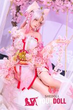 Shedoll Guxiaoyu(顾小雨) 168cm Dカップ スーパー軽量化 フルシリコン 顎機能追加可 コスプレ系 女狐 ラブドール - 画像 (17)
