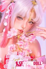 Shedoll Guxiaoyu(顾小雨) 168cm Dカップ スーパー軽量化 フルシリコン 顎機能追加可 コスプレ系 女狐 ラブドール - 画像 (3)