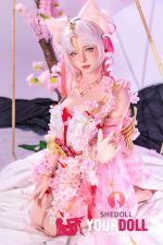 Shedoll Guxiaoyu(顾小雨) 168cm Dカップ スーパー軽量化 フルシリコン 顎機能追加可 コスプレ系 女狐 ラブドール - 画像 (14)