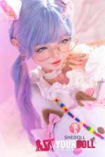 Shedoll Yaoyao(夭夭) 145cm Gカップ フルシリコン 顎機能追加可 無邪気 愛嬌 隠れ巨乳 かまってちゃん ラブドール 新品 - 画像 (3)