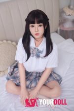 Top Fire Doll Sharon T28 158cm Dカップ ノーマル肌 フルシリコン 顎機能付き アジア系 楚々 JK ラブドール 新品 - 画像 (9)