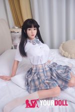 Top Fire Doll Sharon T28 158cm Dカップ ノーマル肌 フルシリコン 顎機能付き アジア系 楚々 JK ラブドール 新品 - 画像 (11)