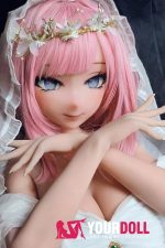 ElsaBabe 愛原未来 AHR009 148cm-M ピンク肌 フルシリコン 純白の花嫁 エルフ 大人感 ラブドール