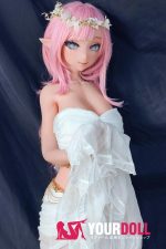 ElsaBabe 愛原未来 AHR009 148cm-M ピンク肌 フルシリコン 純白の花嫁 エルフ 大人感 ラブドール - 画像 (19)