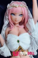 ElsaBabe 愛原未来 AHR009 148cm-M ピンク肌 フルシリコン 純白の花嫁 エルフ 大人感 ラブドール - 画像 (12)