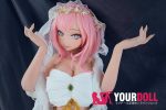 ElsaBabe 愛原未来 AHR009 148cm-M ピンク肌 フルシリコン 純白の花嫁 エルフ 大人感 ラブドール - 画像 (31)