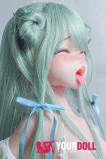 ElsaBabe 幸村可菜 RAD036 148cm-L ピンク肌 フルシリコン 我慢顔 イチャラブセックス 舌出し アニメドール - 画像 (5)