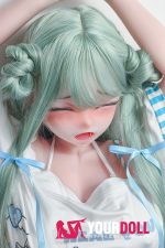ElsaBabe 幸村可菜 RAD036 148cm-L ピンク肌 フルシリコン 我慢顔 イチャラブセックス 舌出し アニメドール - 画像 (8)
