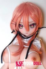 ElsaBabe 水谷柚子 RAD034 148cm-L ピンク肌 フルシリコン 束縛プレイ あかんべえ 舌出し パイズリ アニメドール - 画像 (4)