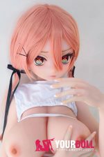 ElsaBabe 水谷柚子 RAD034 148cm-L ピンク肌 フルシリコン 束縛プレイ あかんべえ 舌出し パイズリ アニメドール - 画像 (3)