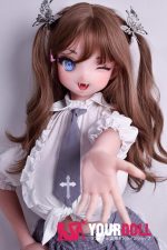 ElsaBabe 竹内由紀 RAD026 148cm-L ピンク肌 フルシリコン ウィンク 八重歯 ふわふわ 美少女 アニメドール - 画像 (8)