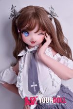 ElsaBabe 竹内由紀 RAD026 148cm-L ピンク肌 フルシリコン ウィンク 八重歯 ふわふわ 美少女 アニメドール - 画像 (2)