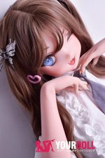ElsaBabe 竹内由紀 RAD026 148cm-L ピンク肌 フルシリコン ウィンク 八重歯 ふわふわ 美少女 アニメドール - 画像 (4)
