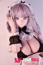 ElsaBabe 奈月飛鳥 AHR012 148cm-L ピンク肌 フルシリコン 巨乳メイド ご奉仕エッチ ラブドール - 画像 (9)