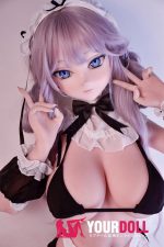 ElsaBabe 奈月飛鳥 AHR012 148cm-L ピンク肌 フルシリコン 巨乳メイド ご奉仕エッチ ラブドール - 画像 (2)