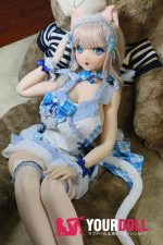 ElsaBabe 最上希海 RAD008 148cm-L ホワイト肌 フルシリコン 猫娘 コスプレ系 アニメドール - 画像 (7)