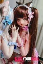ElsaBabe 天野南 RAD019 148cm-L ピンク肌 フルシリコン 猫娘 コスプレ系 アニメドール - 画像 (7)