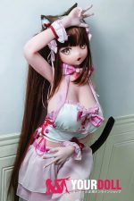 ElsaBabe 天野南 RAD019 148cm-L ピンク肌 フルシリコン 猫娘 コスプレ系 アニメドール - 画像 (6)