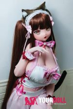 ElsaBabe 天野南 RAD019 148cm-L ピンク肌 フルシリコン 猫娘 コスプレ系 アニメドール - 画像 (4)