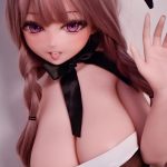 ElsaBabe 朝倉奈緒美 RAD018 148cm-L ピンク肌 フルシリコン 舌出し バニーガール エッチ ラブドール
