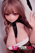 ElsaBabe 朝倉奈緒美 RAD018 148cm-L ピンク肌 フルシリコン 舌出し バニーガール エッチ ラブドール