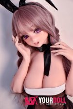 ElsaBabe 朝倉奈緒美 RAD018 148cm-L ピンク肌 フルシリコン 舌出し バニーガール エッチ ラブドール - 画像 (2)