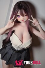 ElsaBabe 竹内由紀 RAD026 148cm-L ピンク肌 フルシリコン ウィンク 八重歯 愛嬌 アニメドール - 画像 (2)