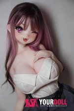ElsaBabe 竹内由紀 RAD026 148cm-L ピンク肌 フルシリコン ウィンク 八重歯 愛嬌 アニメドール - 画像 (4)