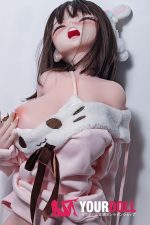 ElsaBabe 幸村可菜 RAD036 144cm-M ピンク肌 フルシリコン エロ 舌出し アニメドール - 画像 (11)