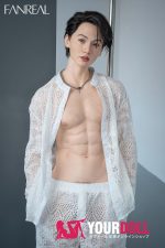 Fanreal Kevin 173cm 37kg Fair肌 フルシリコン 顎機能追加可 アジア系 色男 アナル選択可 男性型ラブドール 新品 - 画像 (12)