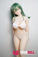 IROKEBIJIN Rico-A 95cm Fカップ S-TPE製 White肌 拗ね顔 十字眼 アニメ系 フィギュア - 画像 (4)