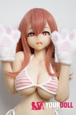 IROKEBIJIN Yui-B 90cm Fカップ フルシリコン White肌 トロ顔 猫パンチ アニメ系 フィギュア - 画像 (2)