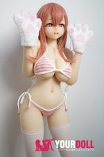 IROKEBIJIN Yui-B 90cm Fカップ フルシリコン White肌 トロ顔 猫パンチ アニメ系 フィギュア - 画像 (7)