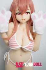 IROKEBIJIN Yui-B 90cm Fカップ フルシリコン White肌 トロ顔 猫パンチ アニメ系 フィギュア - 画像 (5)